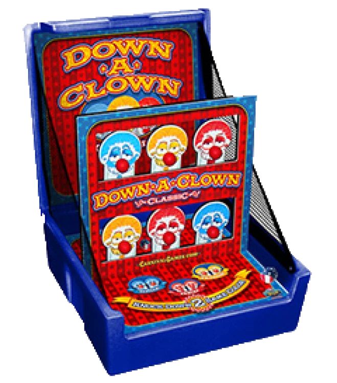 Down A Clown Carnival Game
