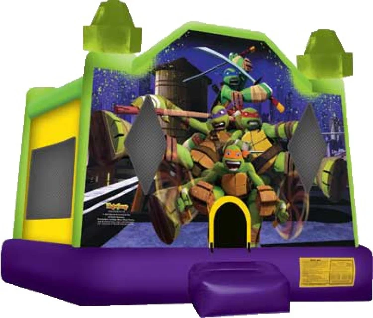 Ninja Turtles Bounce House 13x14