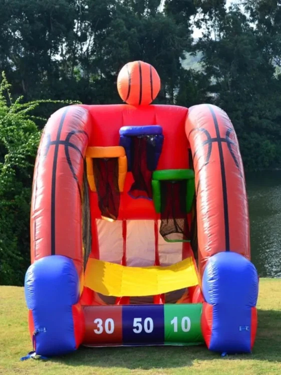 Inflatable Basketball Challenge Game