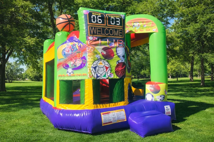 4-1 Backyard Sports Slide Combo