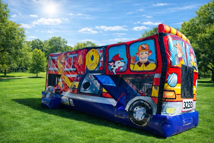 Fire Truck Bounce House 13x30