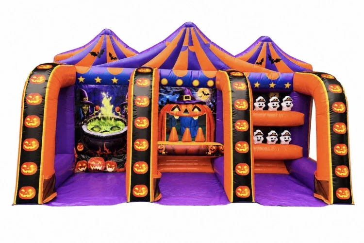 3-1 Halloween Games with Down A Ghost. Size 10x20