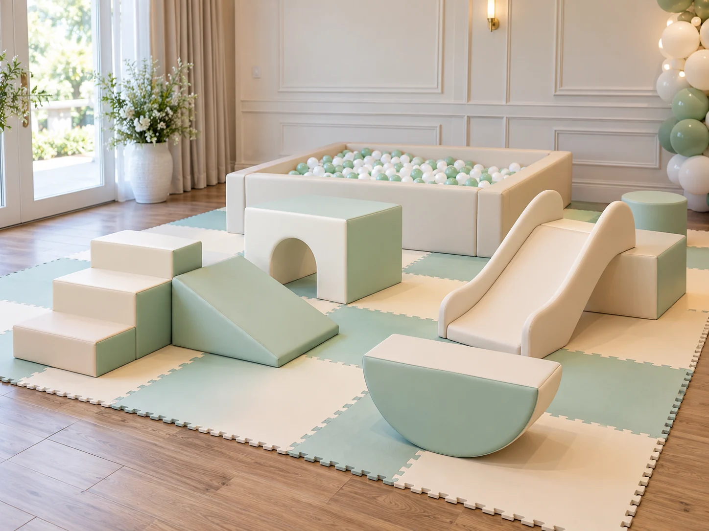 Illustrative toddler soft play